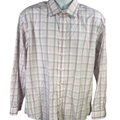 Jos A Banks Men's Mullticolor Plaid Traditional Long Sleeve Button Up Shirt - L