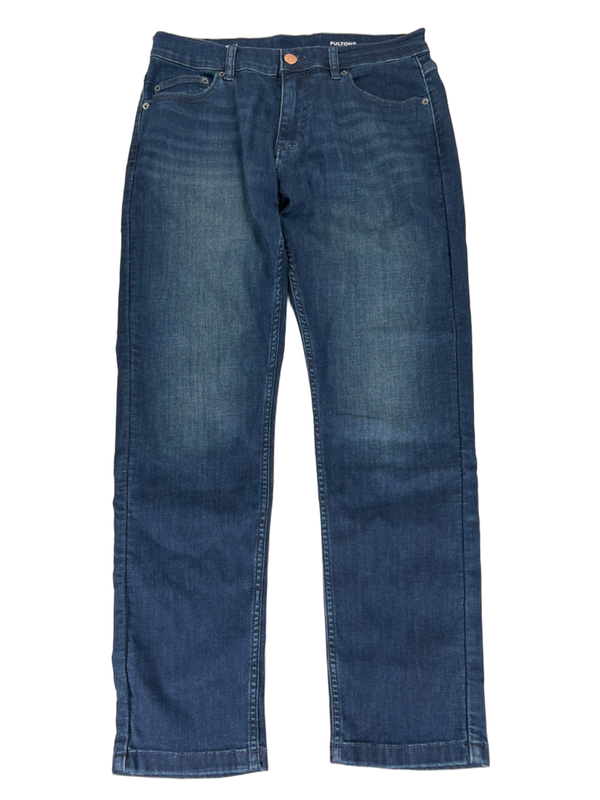 Mugsy Men's Dark Wash Fultons Denim Jeans - 32x30