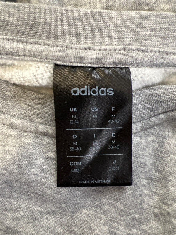 adidas Women's Gray Long Sleeve Crewneck Sweatshirt - M image 3