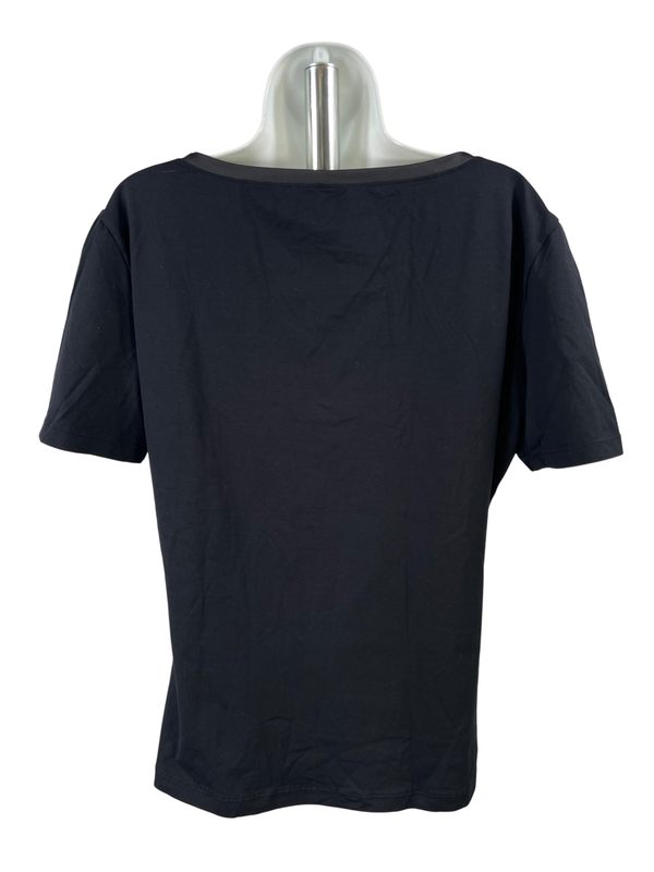 Wolford Women's Black Short Sleeve Square Neck Shirt - L image 2