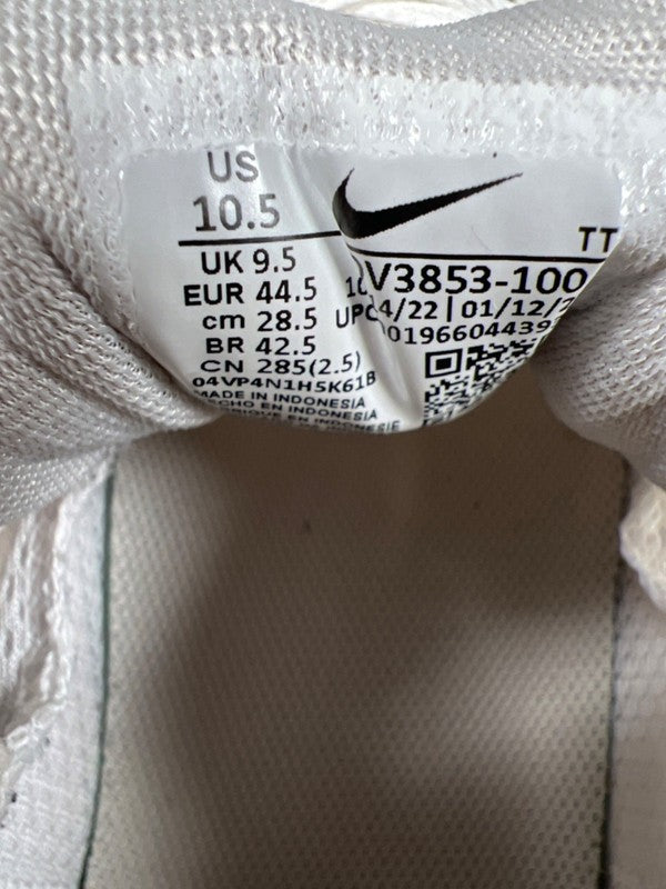 Nike Air Men's White Zoom Pegasus 40 Lace Up Road Running Athletic Shoes - 10.5 image 8