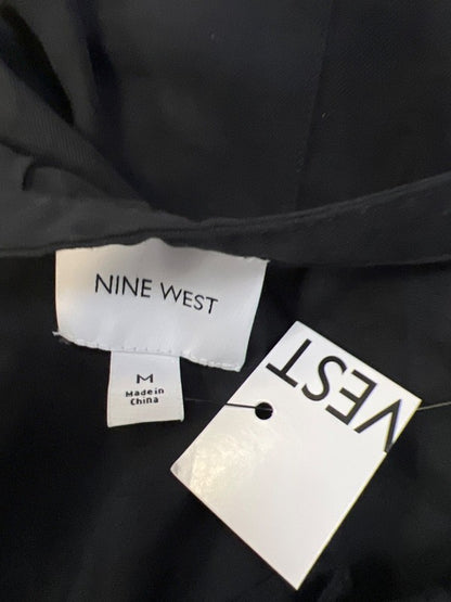 Nine West Women's Black Roll Up Sleeve Lightweight Jacket - M image 3