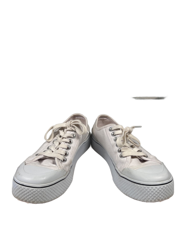 Marc Fisher LTD Women's White Rammy Casual Lace Up Sneakers - 6 image 6