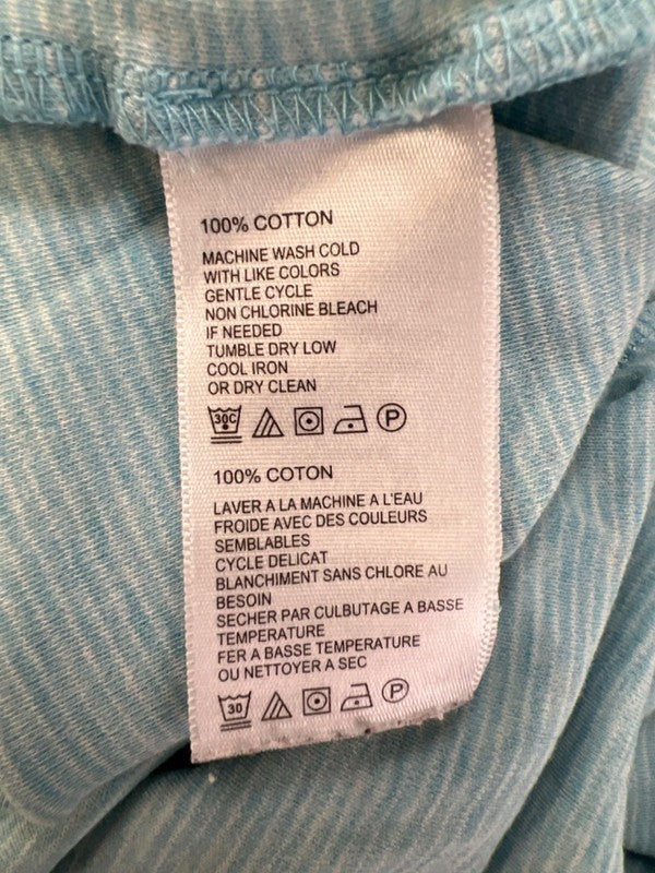 Tommy Bahama Men's Blue/White Striped Short Sleeve Polo Shirt - L image 4