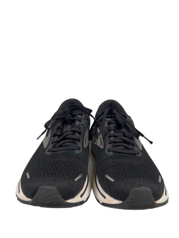 Brooks Men's Black/White Ghost 14 Running Sneakers - 10.5 image 2
