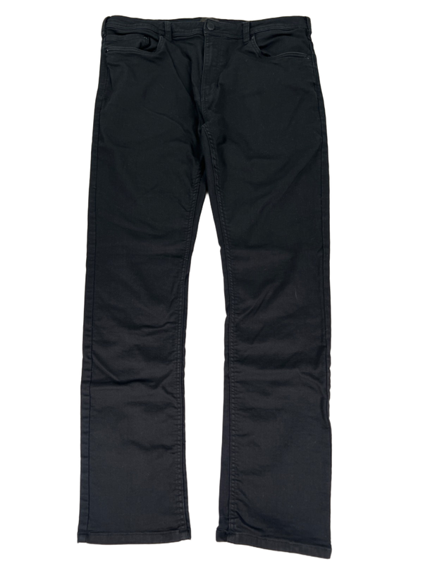 Jachs New York Men's Black Straight Leg Jeans - 38x34