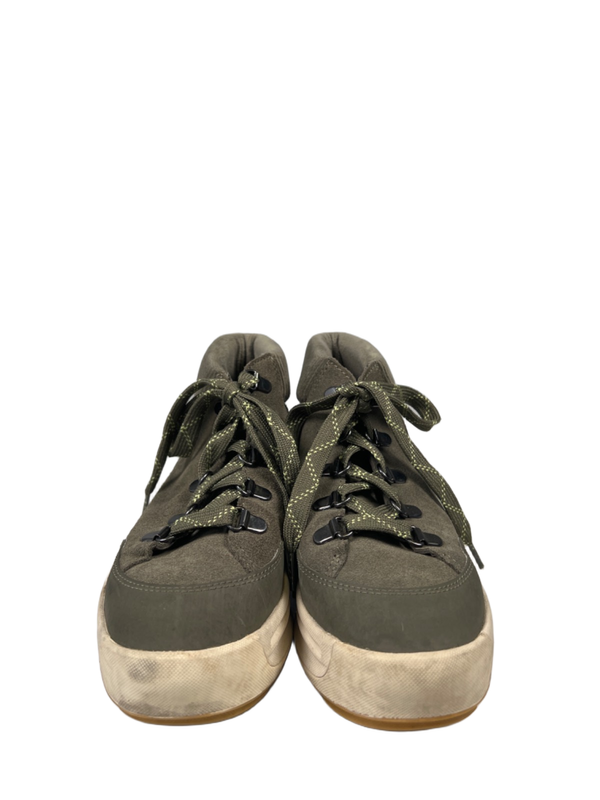 Sorel Women's Green Suede Corduroy Ona 503 Lace Up Ankle Hiking Boots - 7 image 2