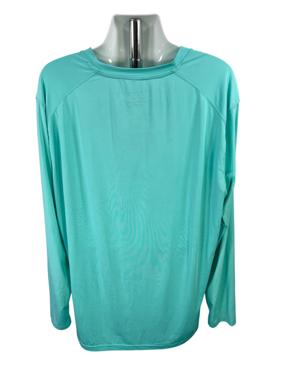 Margaritaville Men's Blue Island Reserve Long Sleeve Shirt - XXL image 2