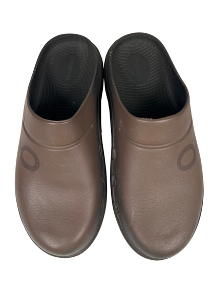 OOFOS Women's Brown Slip On Comfort Walking Clogs - 9 image 3