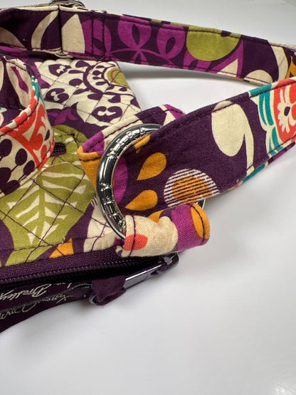 Vera Bradley Women's Purple Plum Crazy Quilted Crossbody Purse image 9