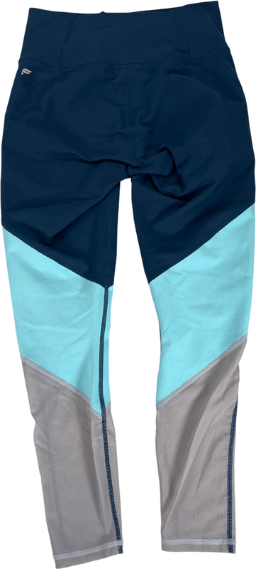 Fabletics Women’s Blue/Gray Mesh Ankle Athletic Leggings - S image 2