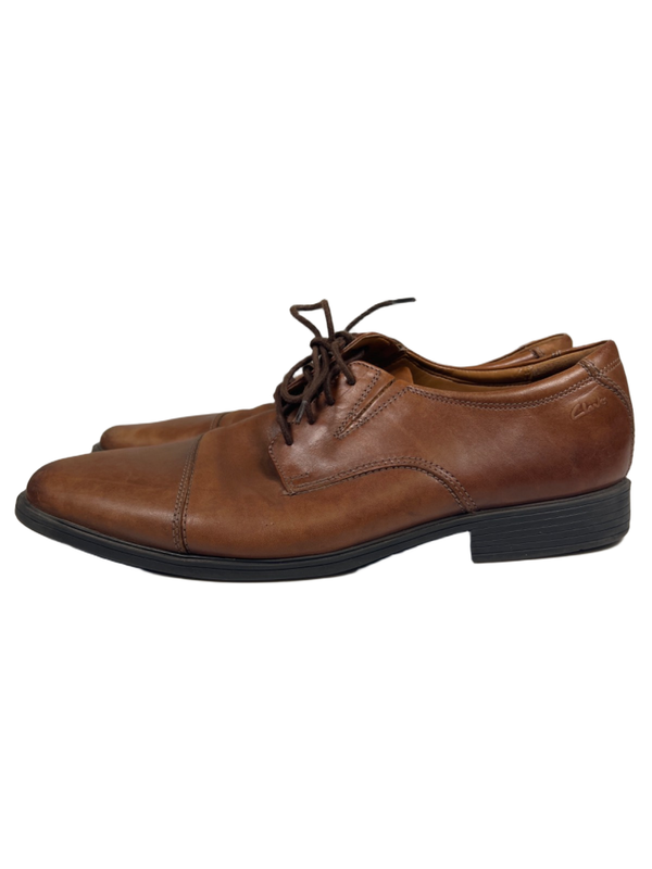 Clarks Collection Men's Brown Leather Oxford Dress Shoes - 12 image 5