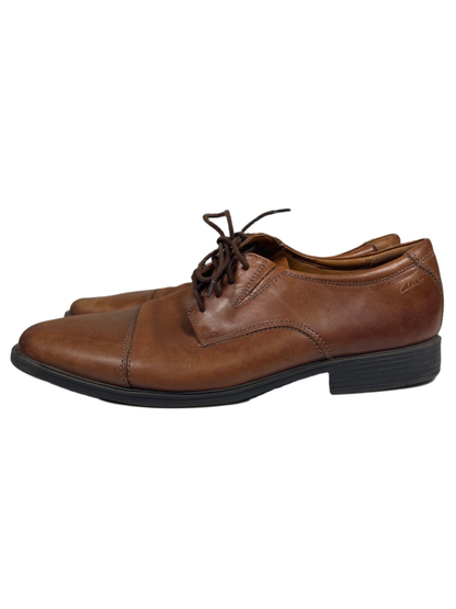 Clarks Collection Men's Brown Leather Oxford Dress Shoes - 12 image 5