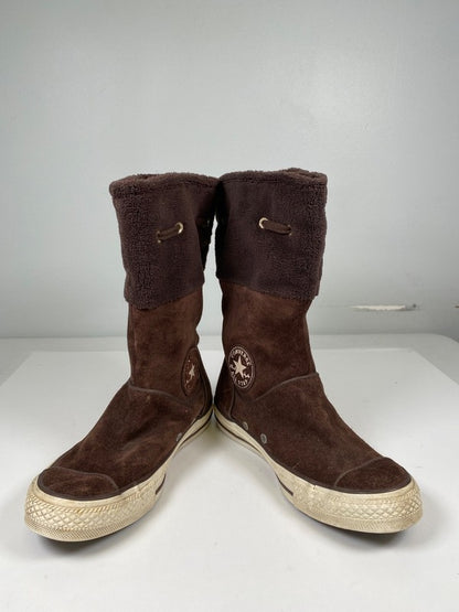 Converse Chuck Taylor Women’s Brown Suede Lace Up Boots - 7.5 image 5