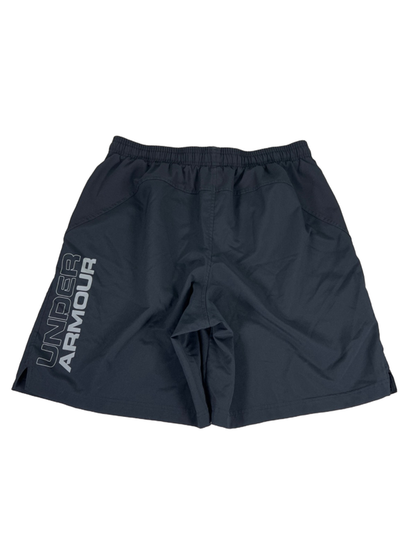 Under Armour Men's Black Tech Graphic Loose Fit Athletic Shorts - L image 2