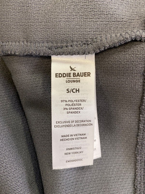 Eddie Bauer Men’s Gray Textured Long Sleeve Lounge Hoodie - S image 4