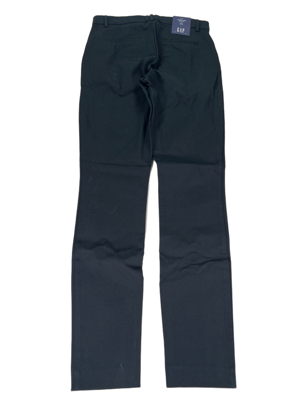 Gap Women's Black Mid Rise Stretch Signature Skinny Dress Pants - 6 Tall image 2