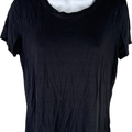 Athleta Women’s Black Short Sleeve Openback T-Shirt - S