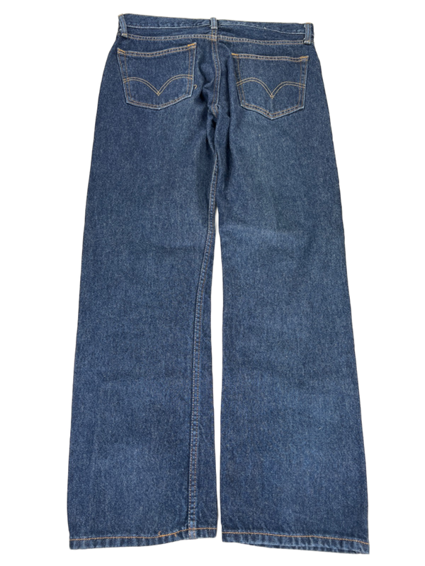 Levi’s Men’s Dark Wash 505 Straight Fit Denim Jeans - 34x32 image 2
