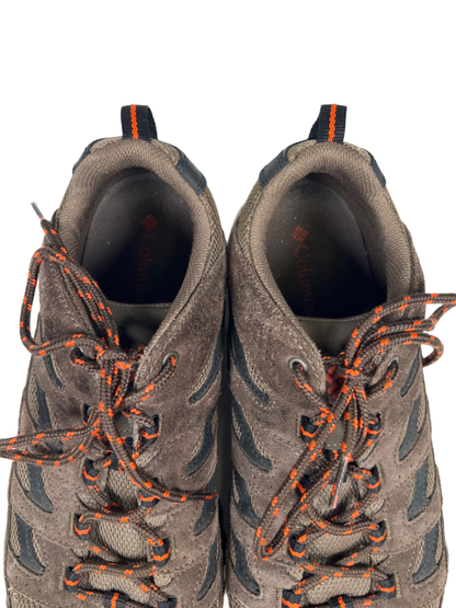 Columbia Men's Brown/Green Crestwood Waterproof Lace Up Hiking Shoes - 12 image 3