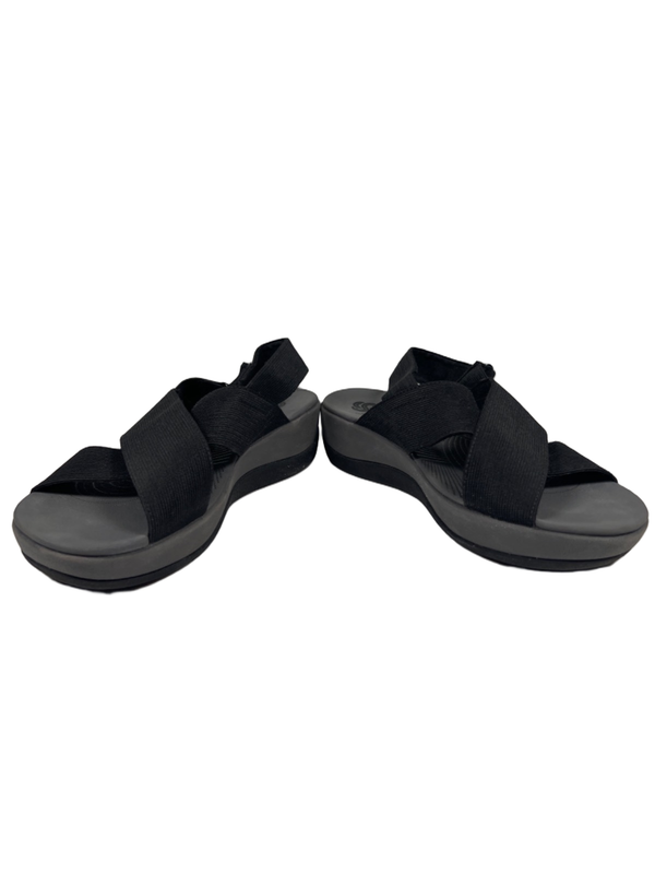 Clarks Cloudsteppers Women's Black Slingback Open Toe Sandals - 7.5 image 6