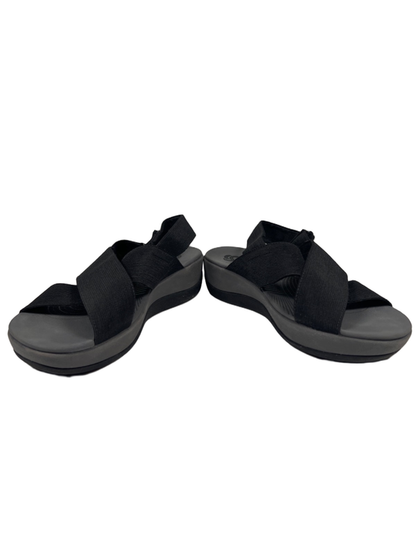 Clarks Cloudsteppers Women's Black Slingback Open Toe Sandals - 7.5 image 6