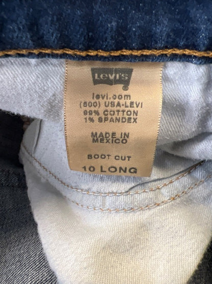 Levi's Women's Medium Wash 515 Bootcut Denim Jeans - 10 Long image 4
