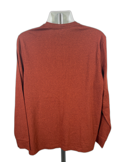 Croft and Barrow Men's Orange The Extra Soft Henley Shirt - L image 2