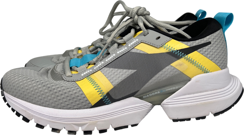 Diadora Women’s Gray/Blue Blushield Lace Up Athletic Sneakers - 8.5 image 5