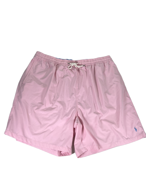 Polo Ralph Lauren Men's Pink Stretch Waist Lined Swim Trunks - 4XL Tall