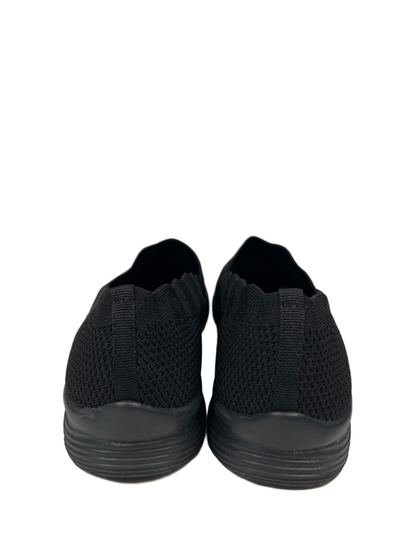 Skechers Women's Black Classic Fit Seager Stat Knit Slip On Shoes - 10 image 4