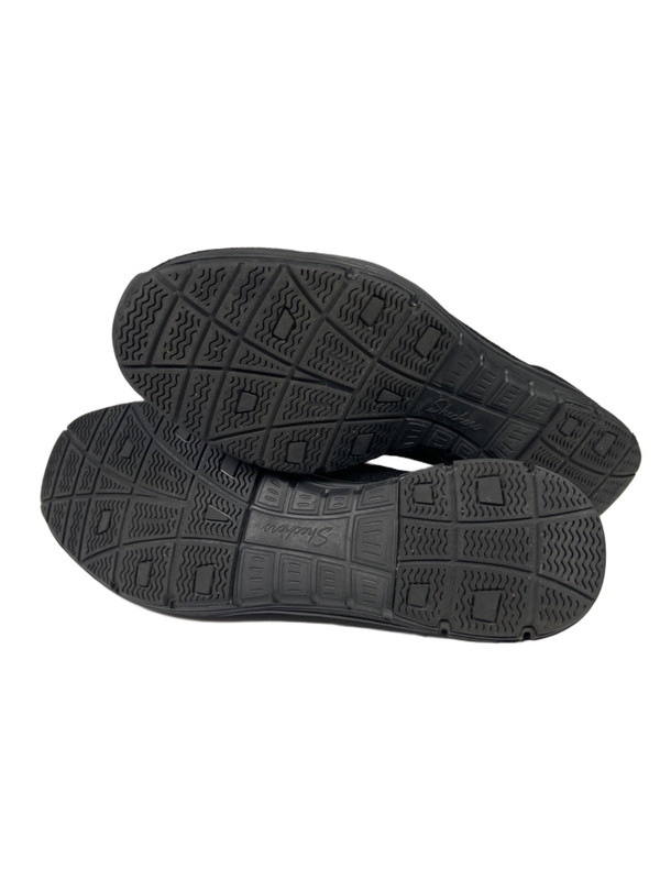 Skechers Women's Black Seager Stat Slip On Walking Flats - 9 image 8