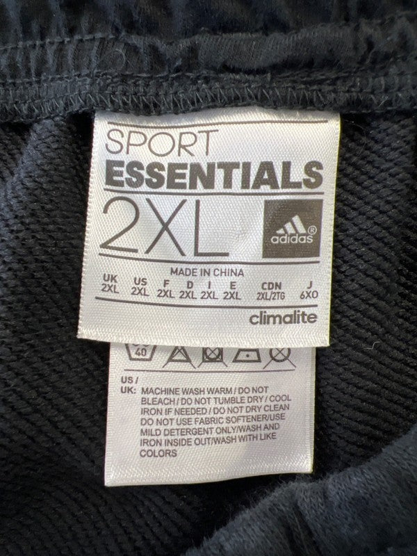 Adidas Men's Black/White Sport Essentials Graphic Logo Shorts - 2XL image 3