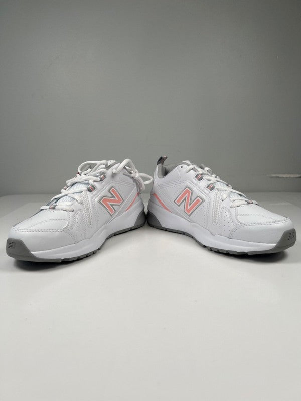 New Balance Women's Pink/White Leather 608v5 ABZORB Lace Up Sneakers - 8.5 image 7