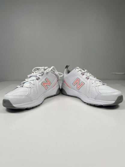 New Balance Women's Pink/White Leather 608v5 ABZORB Lace Up Sneakers - 8.5 image 7