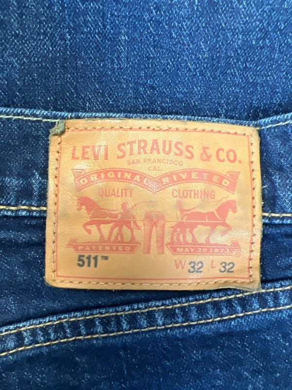 Levi Men's Medium Wash 511 Slim Fit Denim Jeans - 32x32 image 3