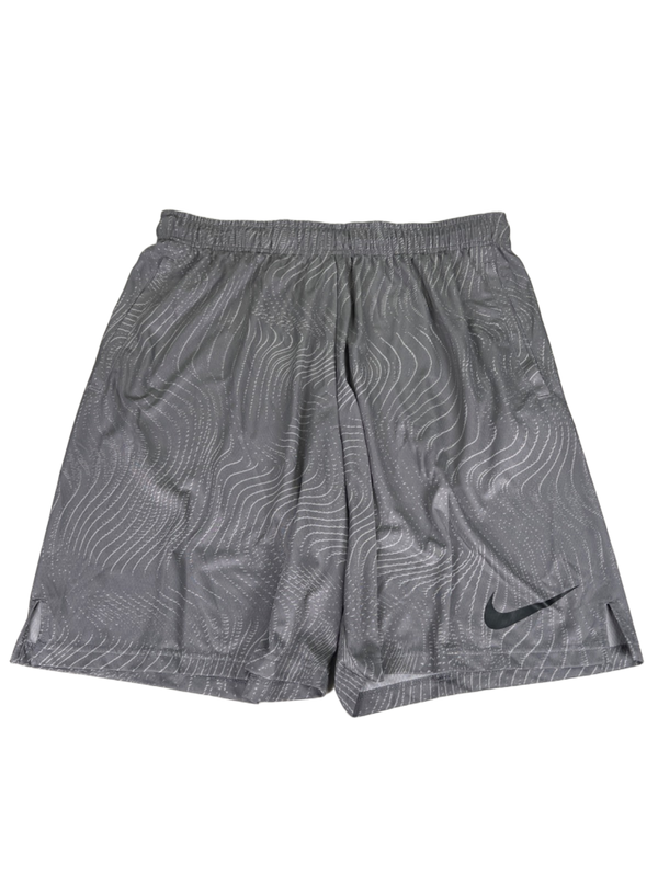 Nike Men's Gray Printed Dri-Fit Athletic Shorts - XXL