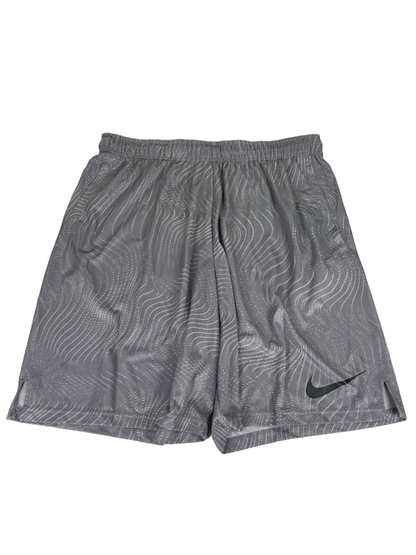 Nike Men's Gray Printed Dri-Fit Athletic Shorts - XXL