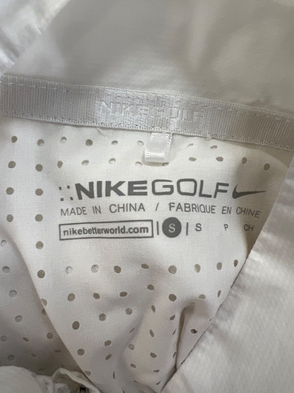 Nike Golf Women's White/Black Vented Quarter Zip Long Sleeve Jacket - S image 3