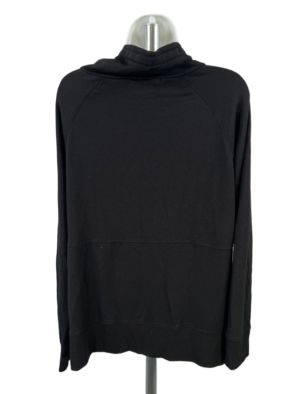 Peloton Women's Black Long Sleeve Funnelneck Sweatshirt - M image 2