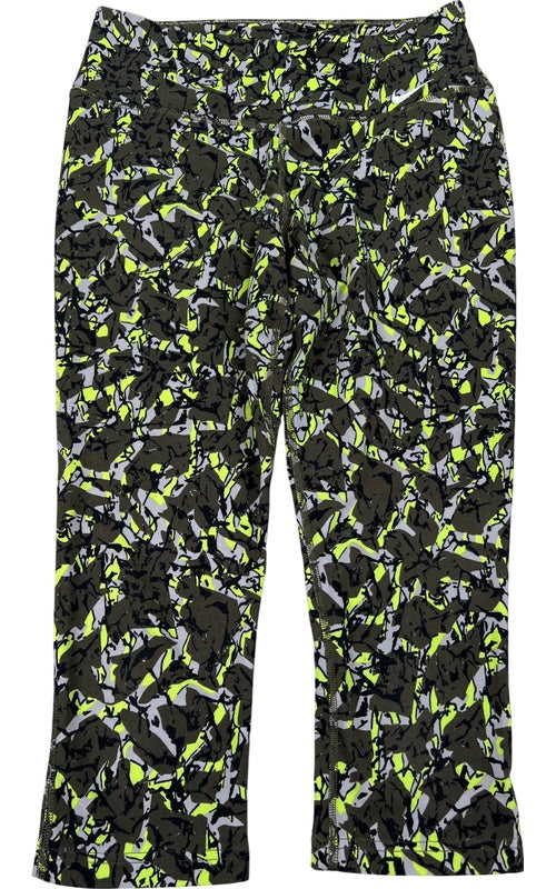 Nike Women’s Green Legend 2.0 Cropped Athletic Leggings - S image 2