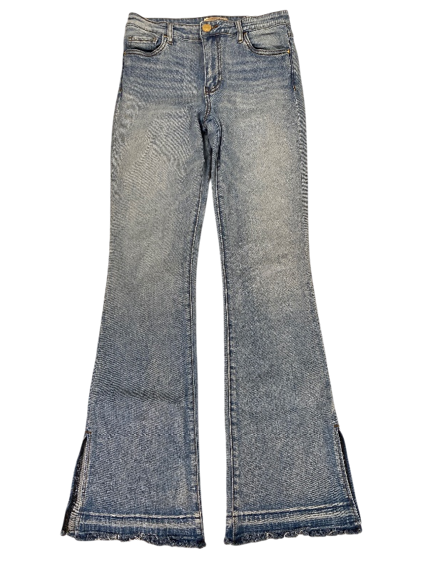 Kut from the Kloth Women's Light Wash High Rise Stella Flare Jeans - 2