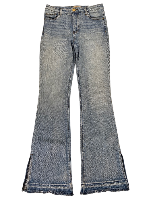 Kut from the Kloth Women's Light Wash High Rise Stella Flare Jeans - 2