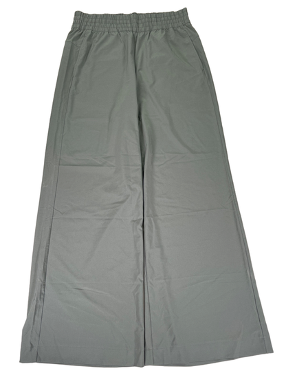 CRZ Yoga Women's Gray/Green Pull On Stretch Waist Wide Leg Athletic Pants - L