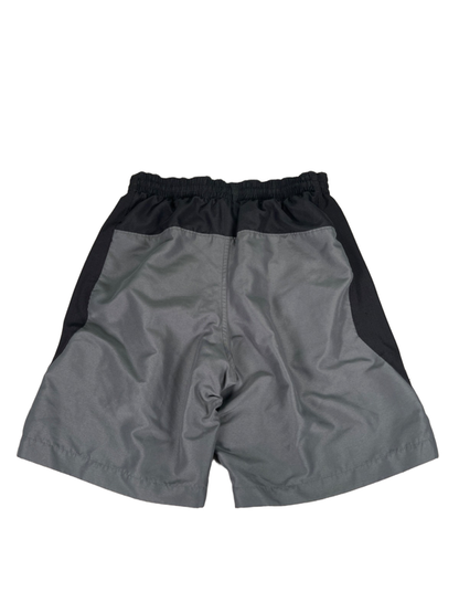 Nike Men's Gray/Green Core Contend Lined Swim Trunks - S image 2