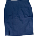 Van Heusen Women's Blue Stretch Extensible Straight Skit - 4