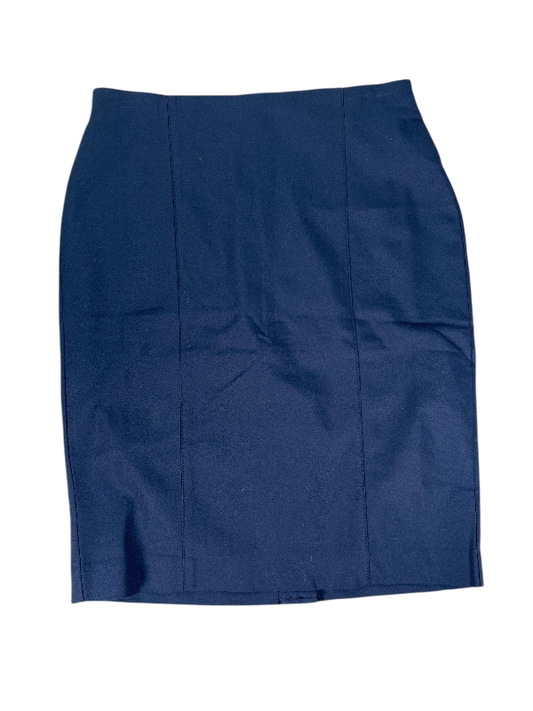 Van Heusen Women's Blue Stretch Extensible Straight Skit - 4