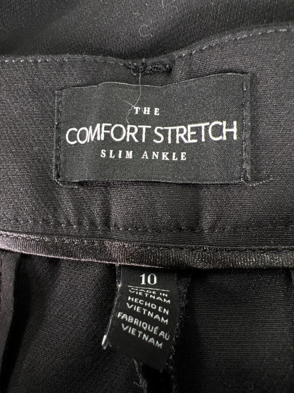 White House Black Market Women's Black Comfort Slim Ankle Dress Pants - 10 image 3