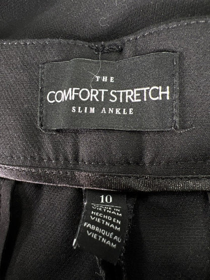 White House Black Market Women's Black Comfort Slim Ankle Dress Pants - 10 image 3