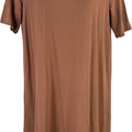 J.Jill Wearever Collection Women’s Brown Short Sleeve Shirt Dress - S